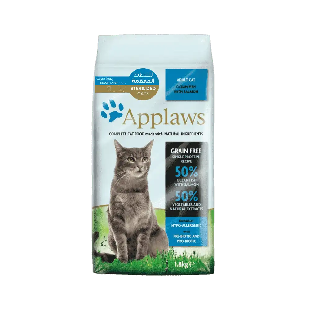 APPLAWS STERILISED DRY FOOD FISH  1.8 KG