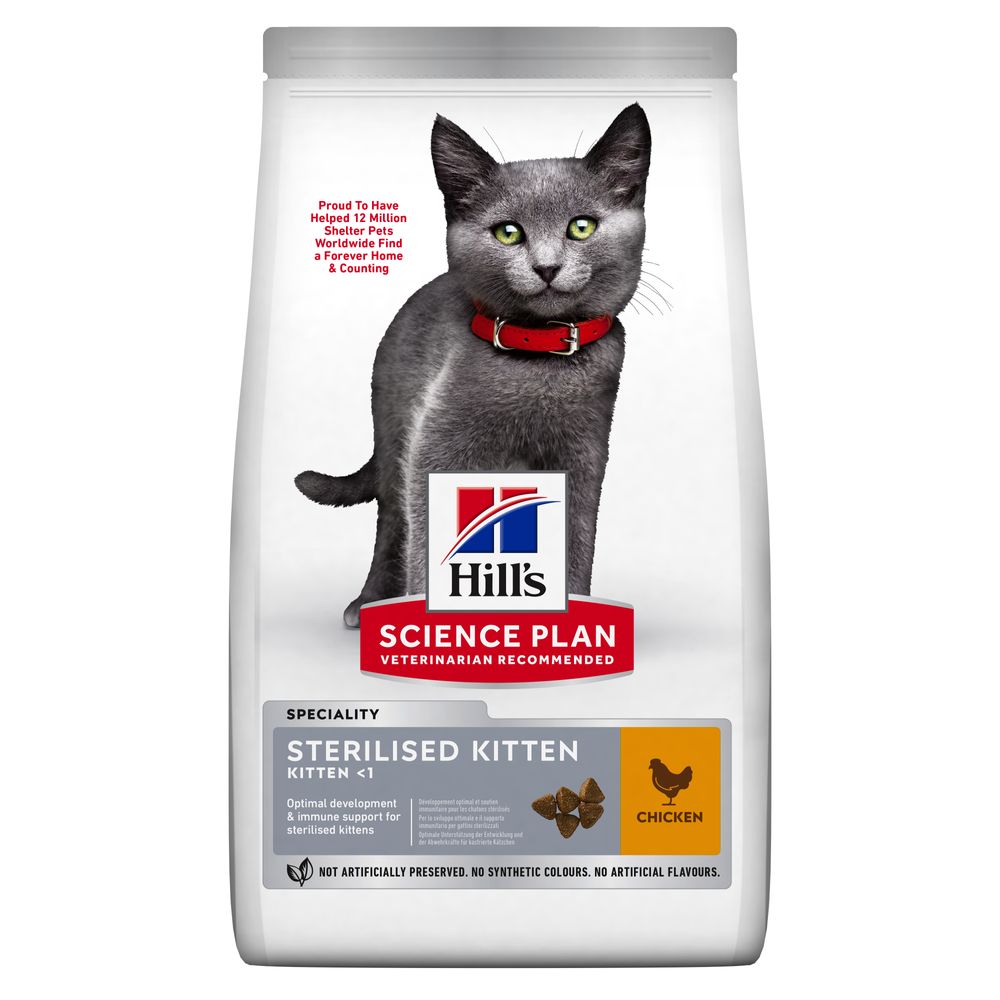 HILLS Kitten Sterilised  Food With Chicken 1.5 kg