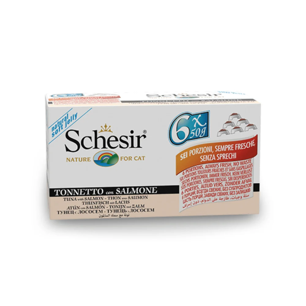 Schesir Cat Tuna With Salmon 6 x50g