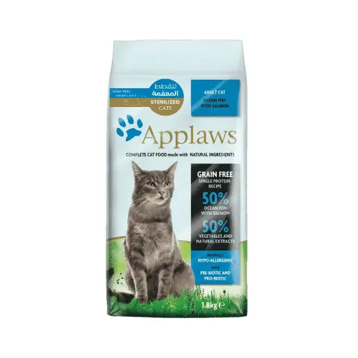 APPLAWS STERILISED DRY FOOD FISH  1.8 KG