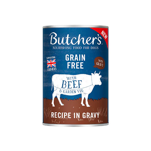 BUTCHERS DOG RECIPE WITH BEEF IN GRAVY 400G