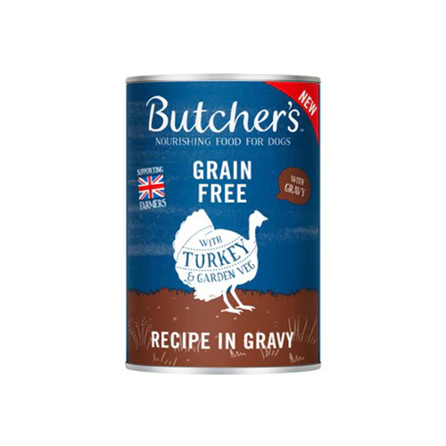 BUTCHERS DOG RECIPE WITH Turkey IN GRAVY 400G