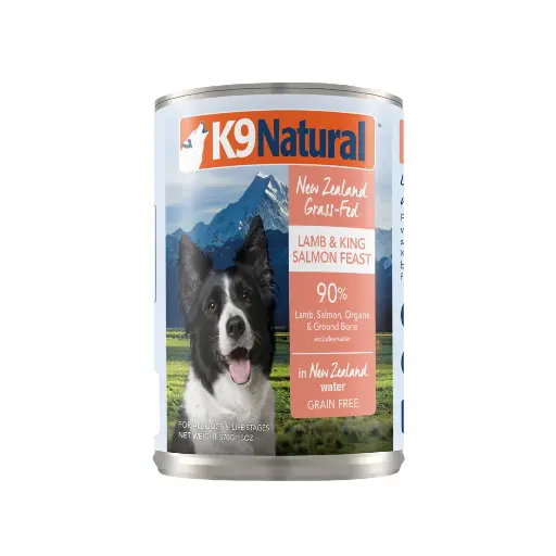 K9 Natural Lamb And Salmon Feast Grain Free Pate for dogs 370g