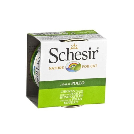 SCHESIR CAT CHICKEN  FILLETS CAN 85G