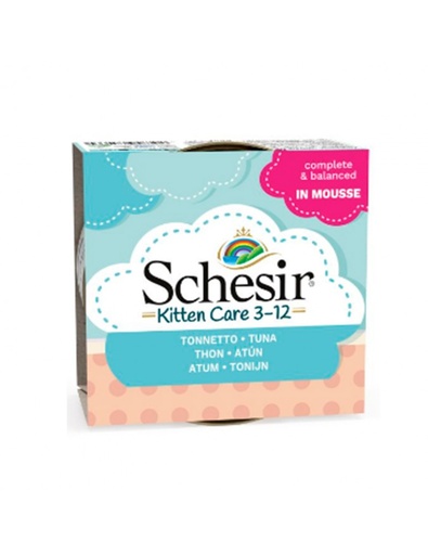 SCHESIR KITTEN 3-12 TUNA CAN 85G