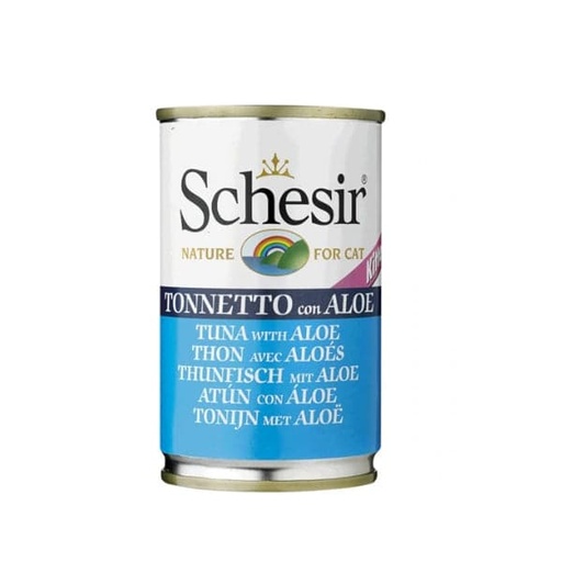 SCHESIR KITTEN TUNA WITH ALOE CAN 140G