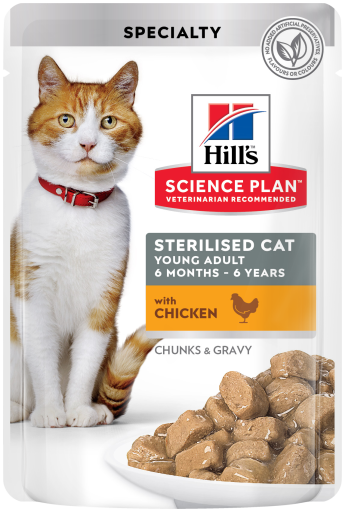 Hill's Science Plan Adult Sterilised  - Young Adult Sterilised Chicken 85G
