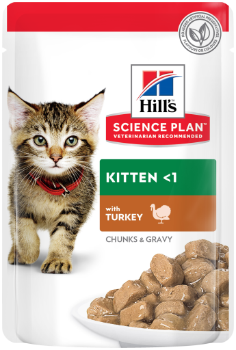 Hill's Science Plan Kitten Pouches - Turkey 85g