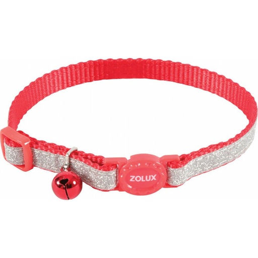 Zolux Collier Nylon Shiny  Regl Roug 17-30 cm