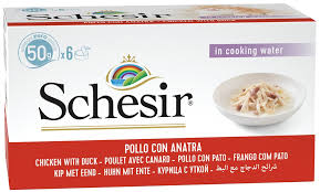 Schesir Cat  Chicken Fillets With Duck 6 x50g