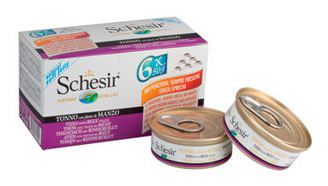 Schesir Cat Tuna With Beef Fillets 6 x50g