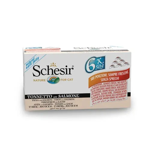 Schesir Cat Tuna With Salmon 6 x50g